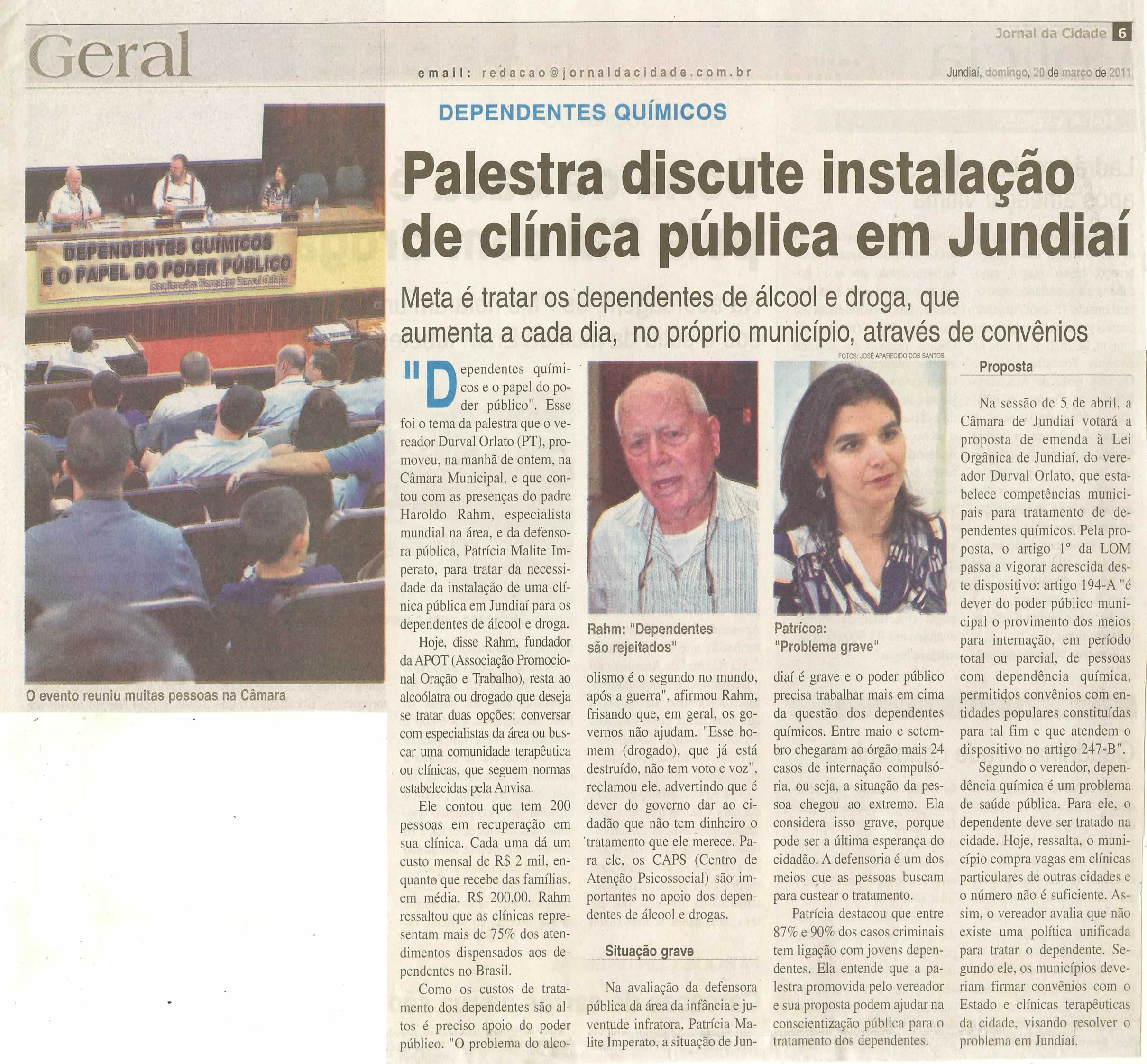 Jornal da Cidade - 20/03/2011