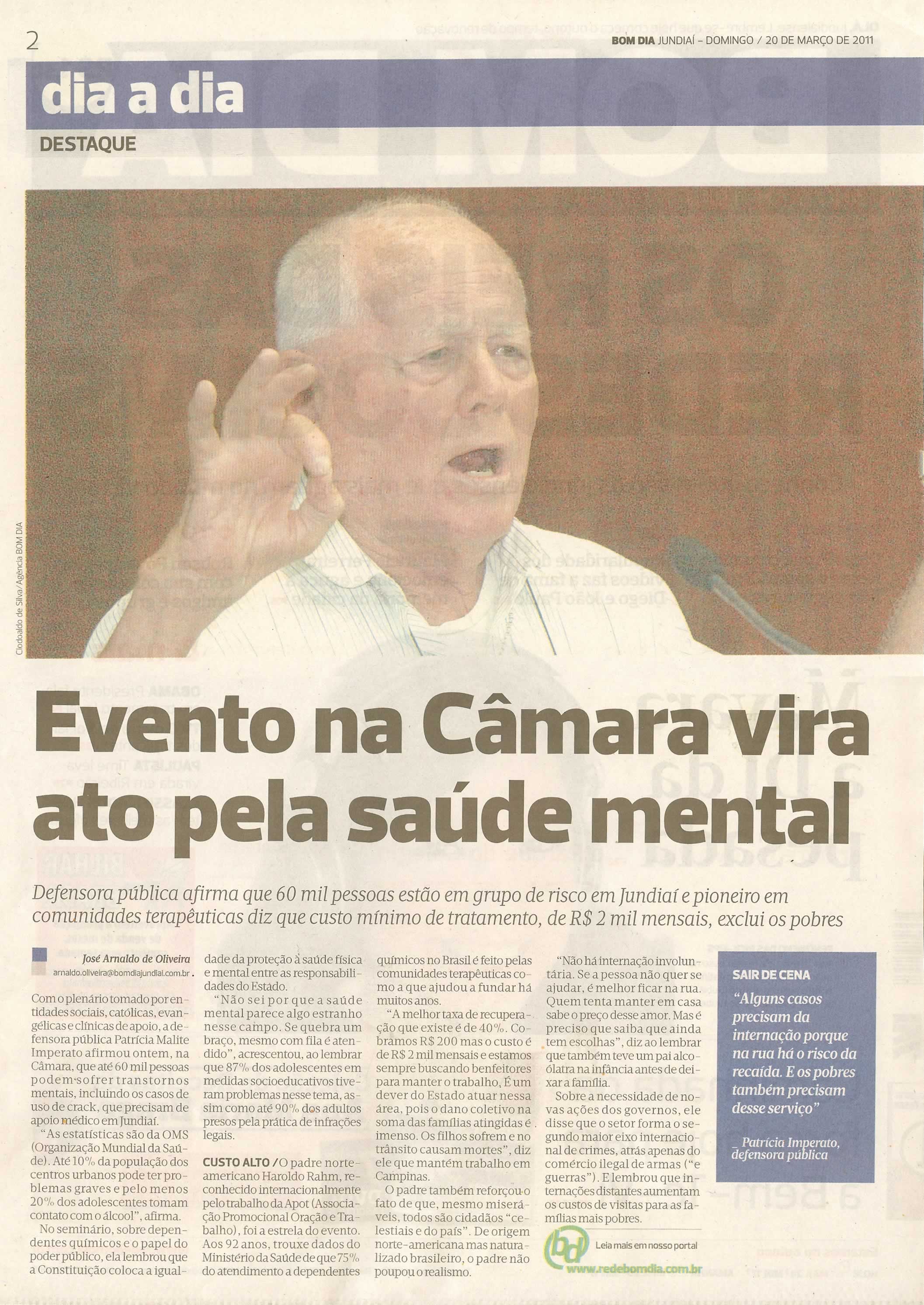 Bom Dia Jundiaí - 20/03/2011