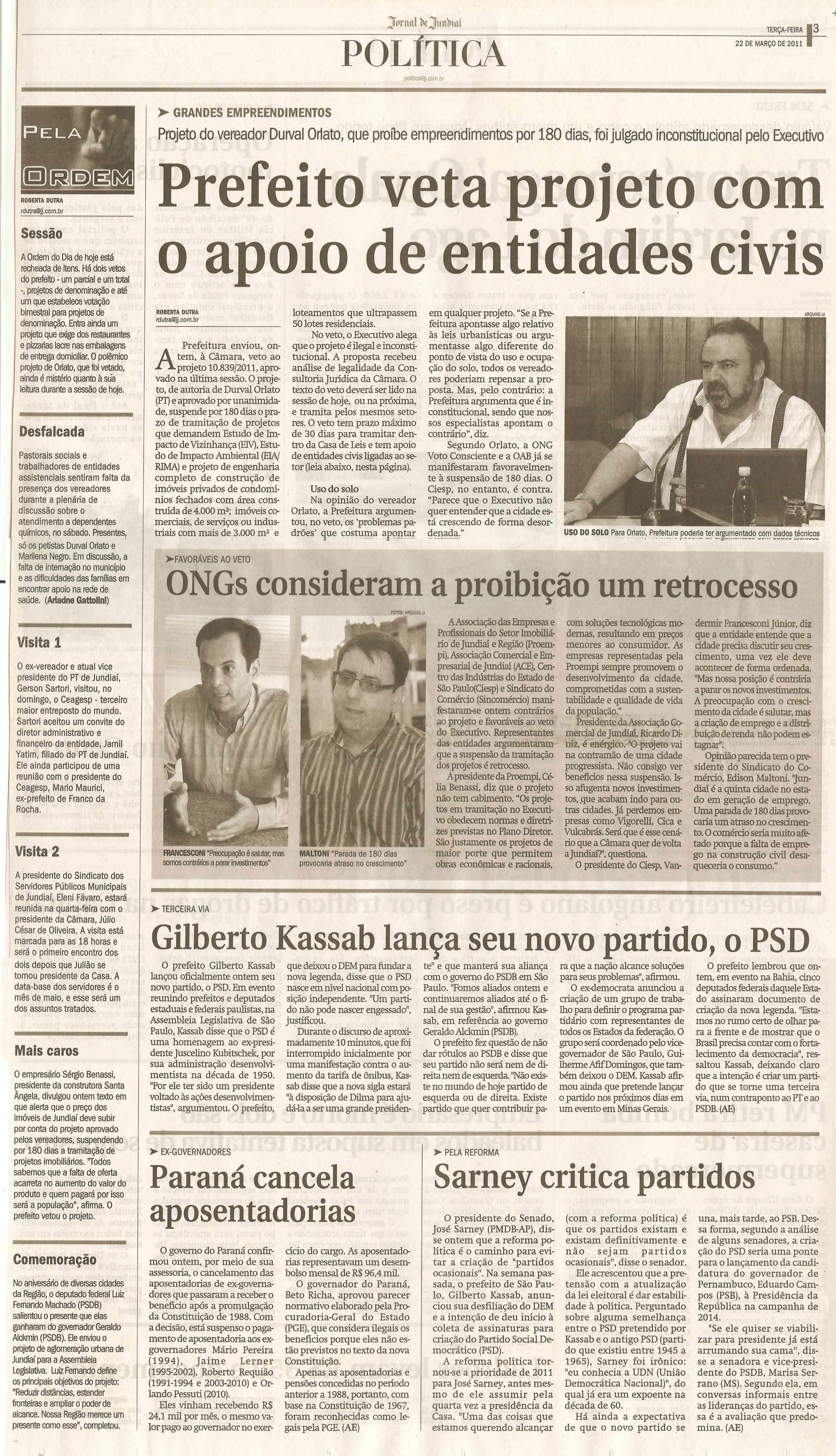 Jornal de Jundiaí - 22/03/2011