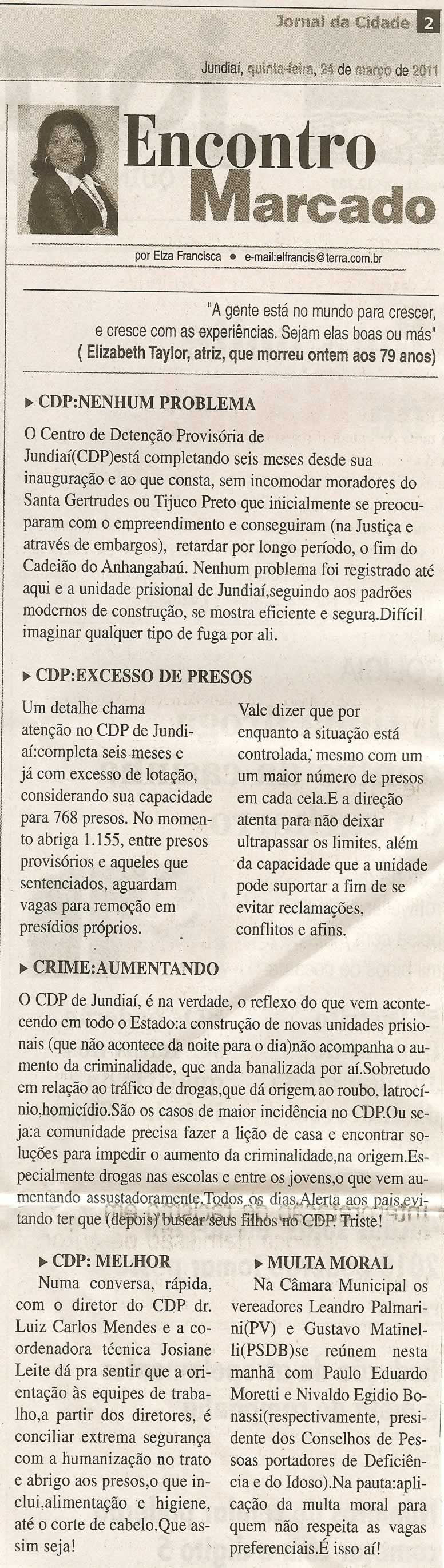 Jornal da Cidade - 24/03/2011