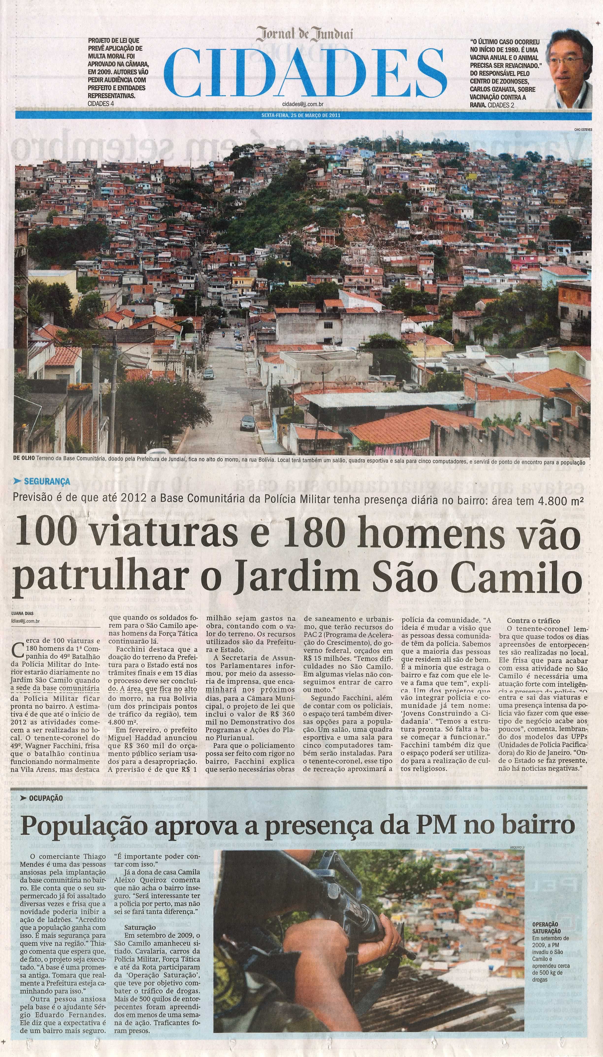 Jornal de Jundiaí - 25/03/2011