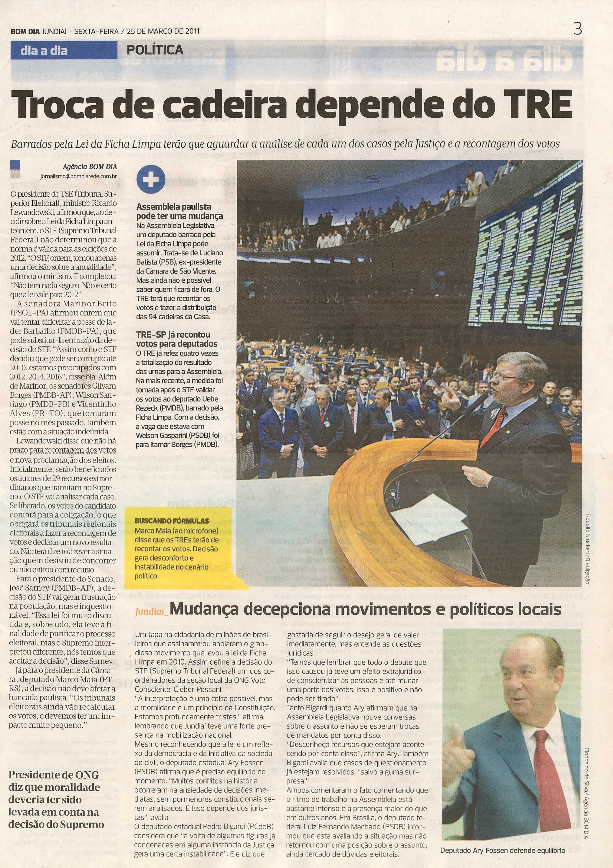 Bom Dia Jundiaí - 25/03/2011