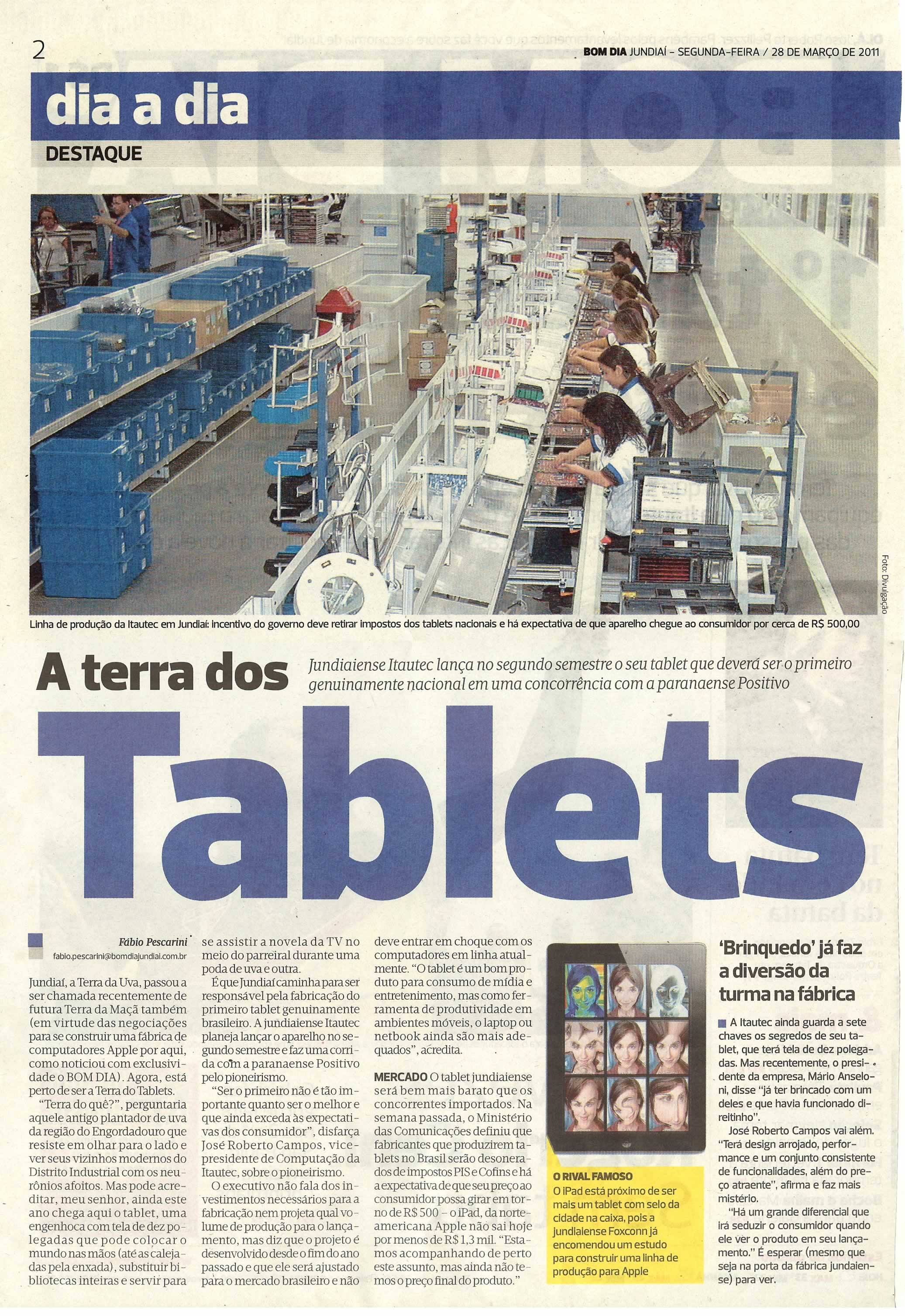 Bom Dia Jundiaí - 28/03/2011
