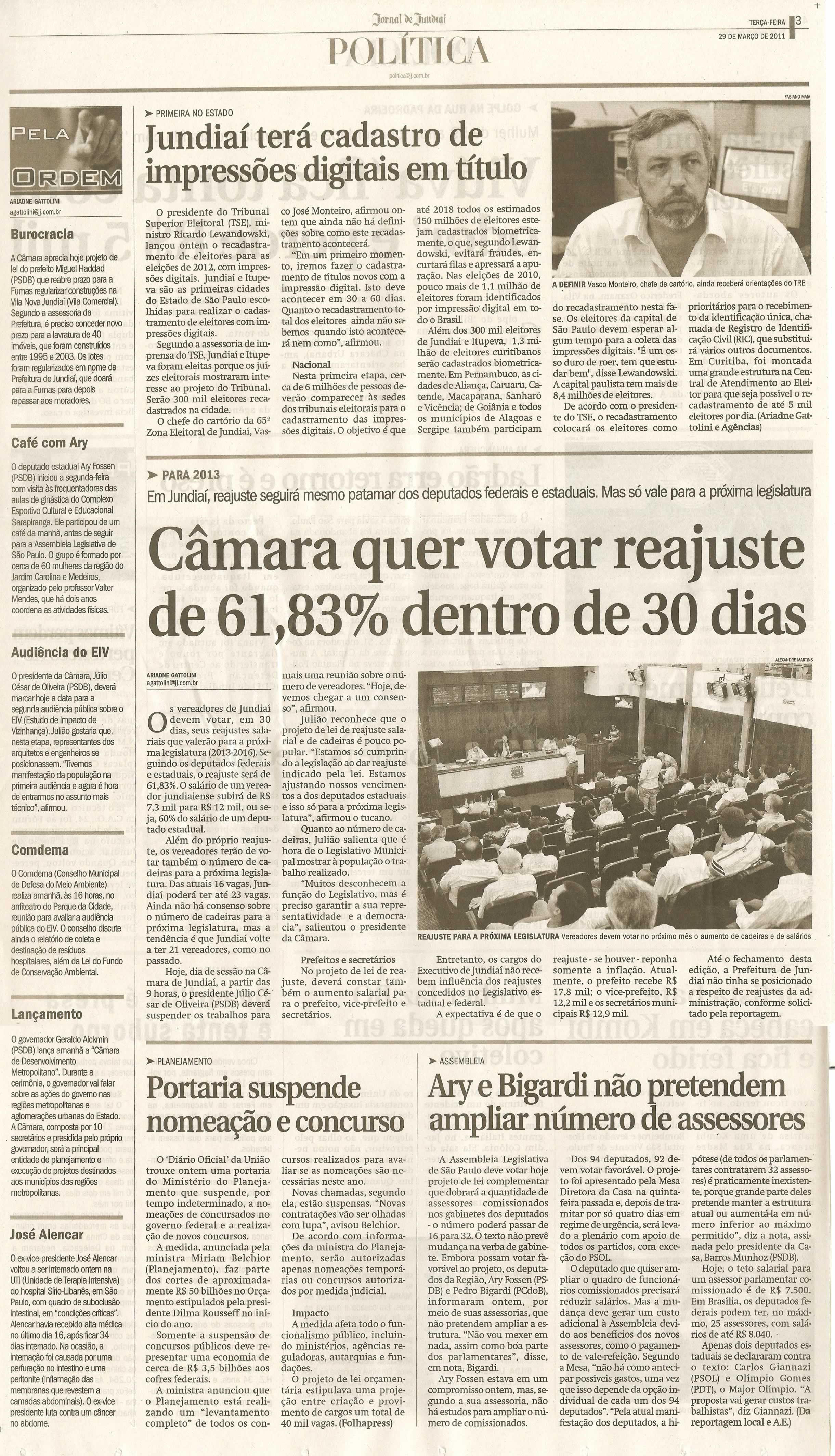Jornal de Jundiaí - 29/03/2011