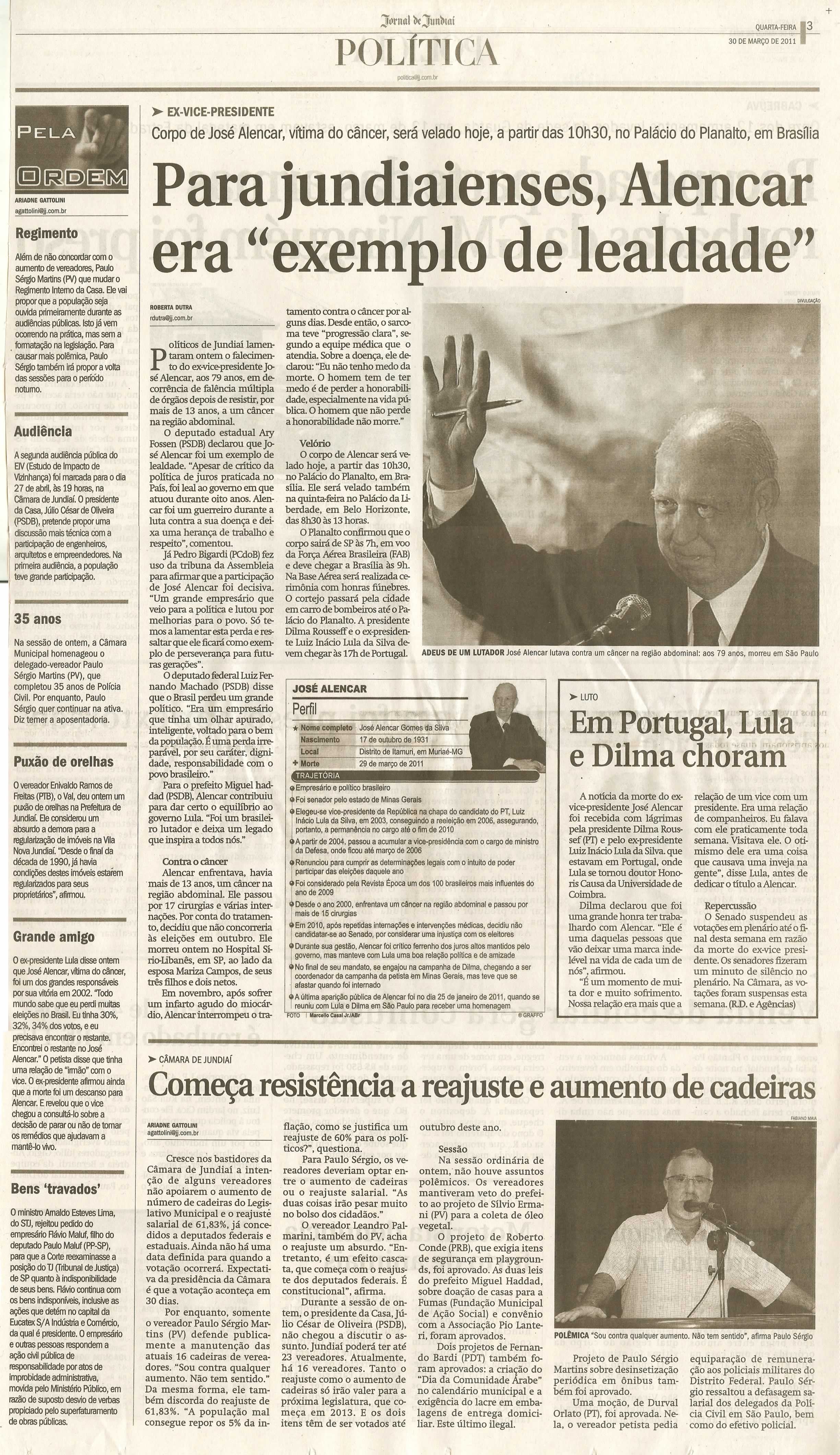 Jornal de Jundiaí - 30/03/2011