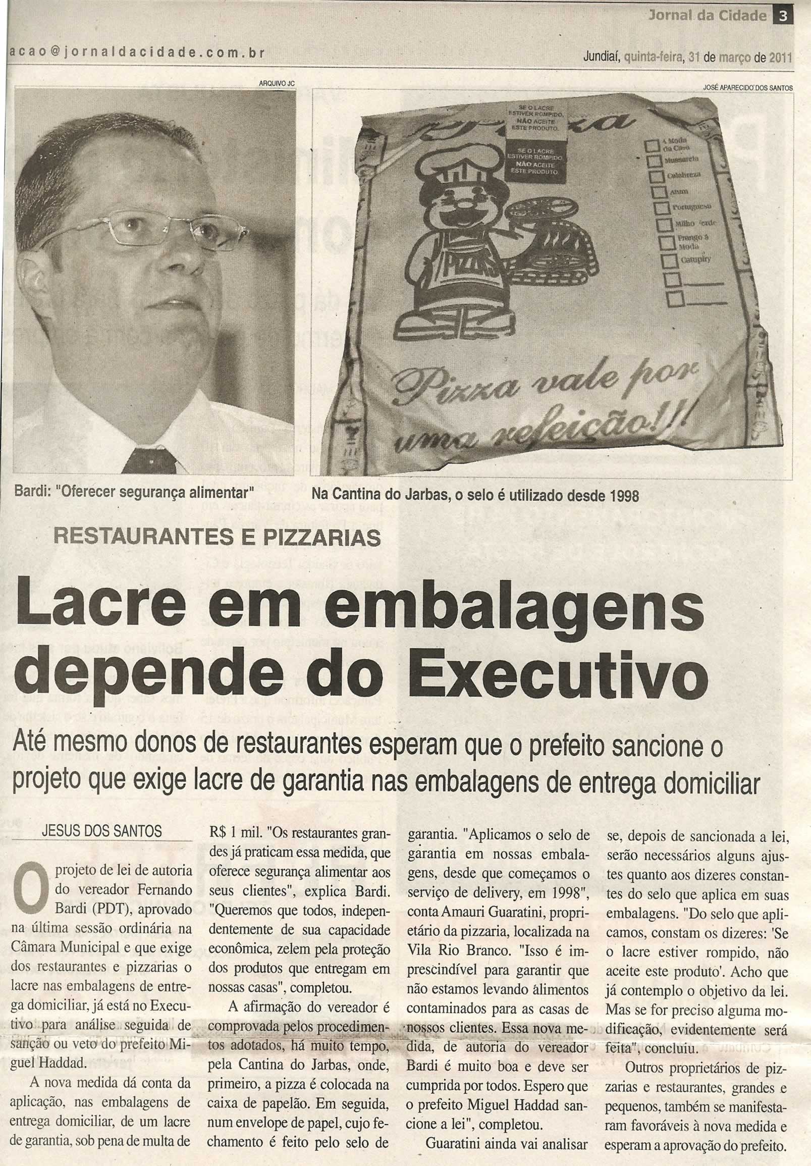 Jornal da Cidade - 31/03/2011