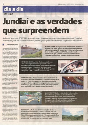Bom Dia Jundiaí - 01/04/2011