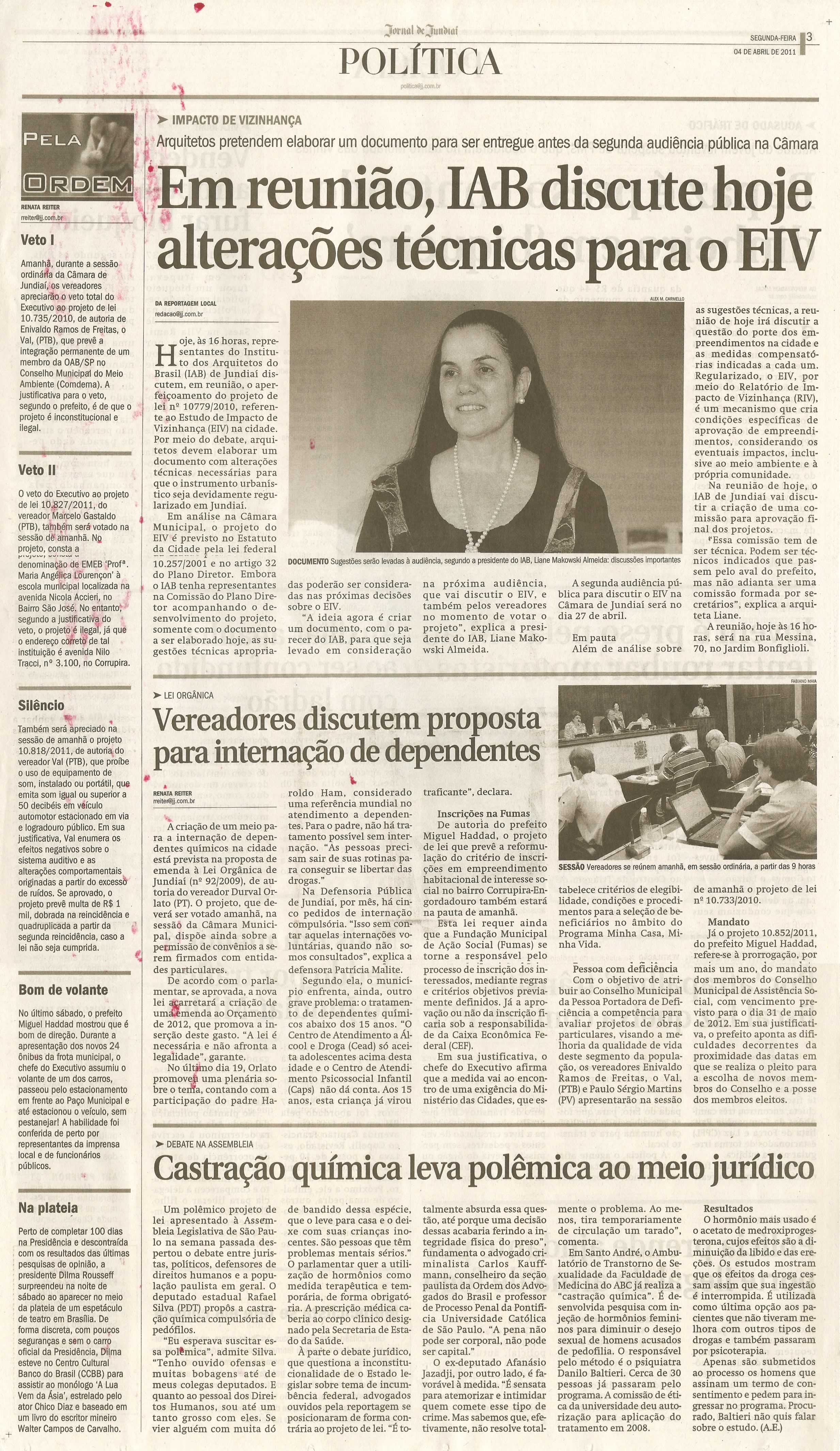 Jornal de Jundiaí - 04/04/2011