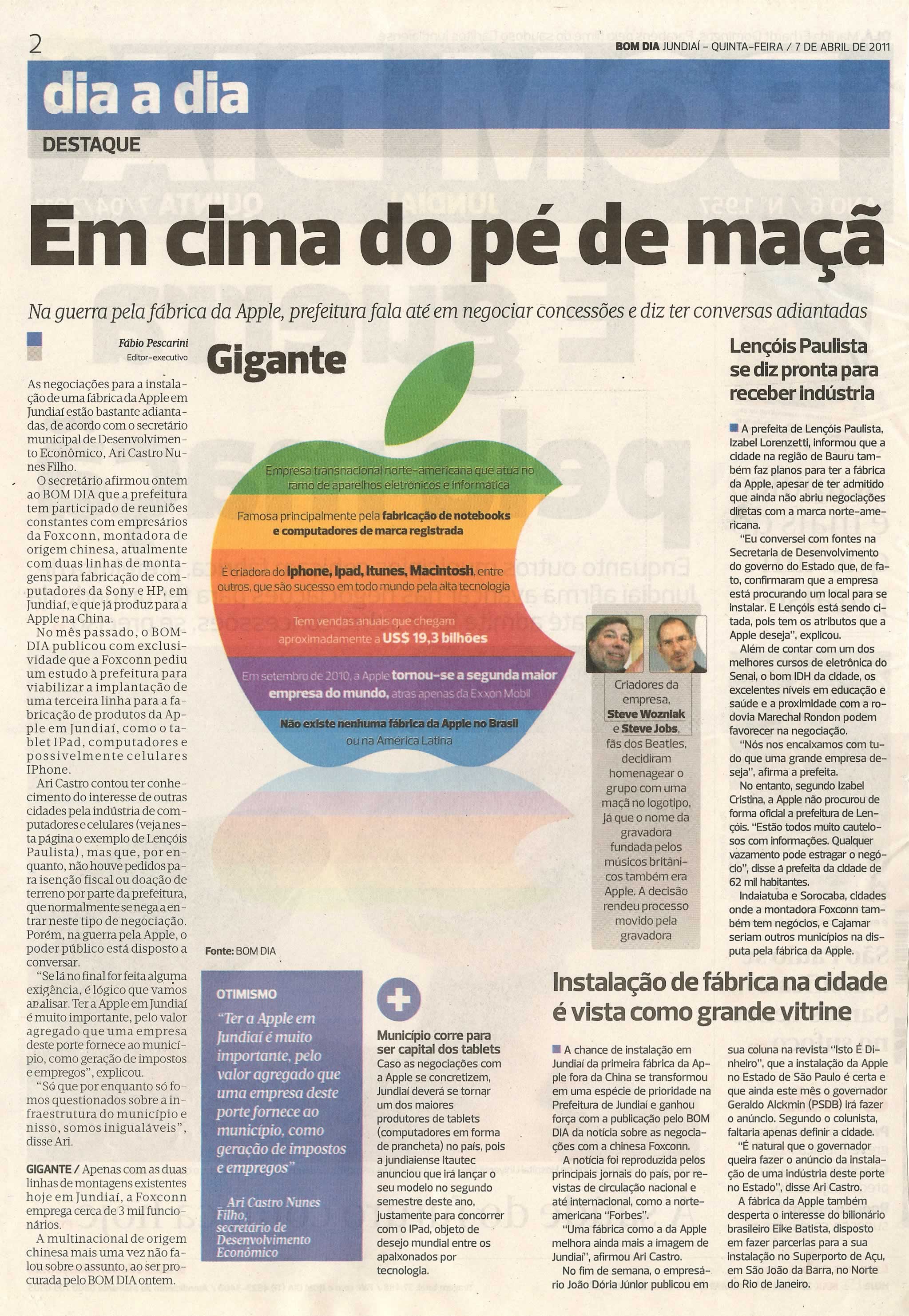 Bom Dia Jundiaí - 07/04/2011