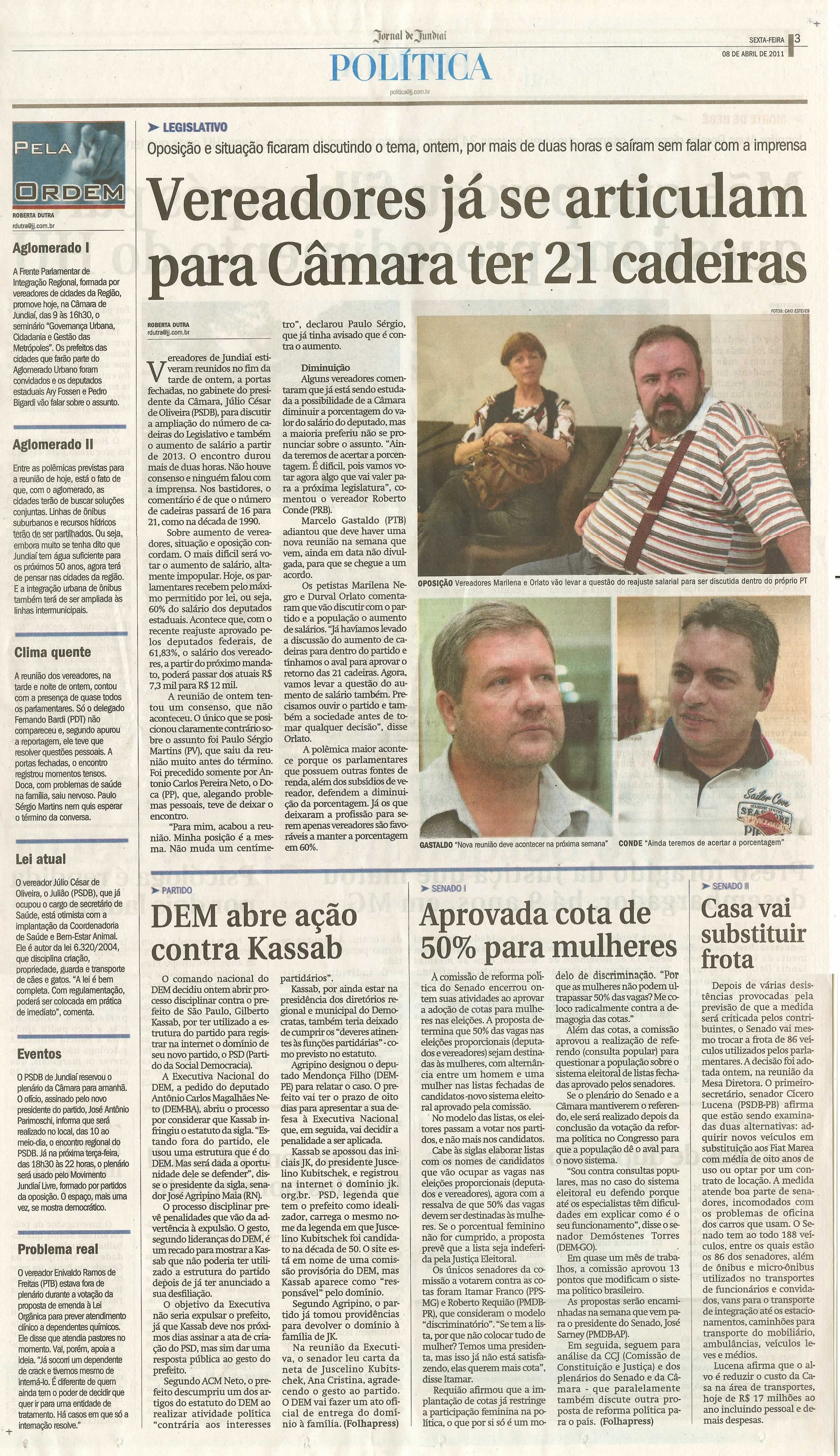 Jornal de Jundiaí - 08/04/2011