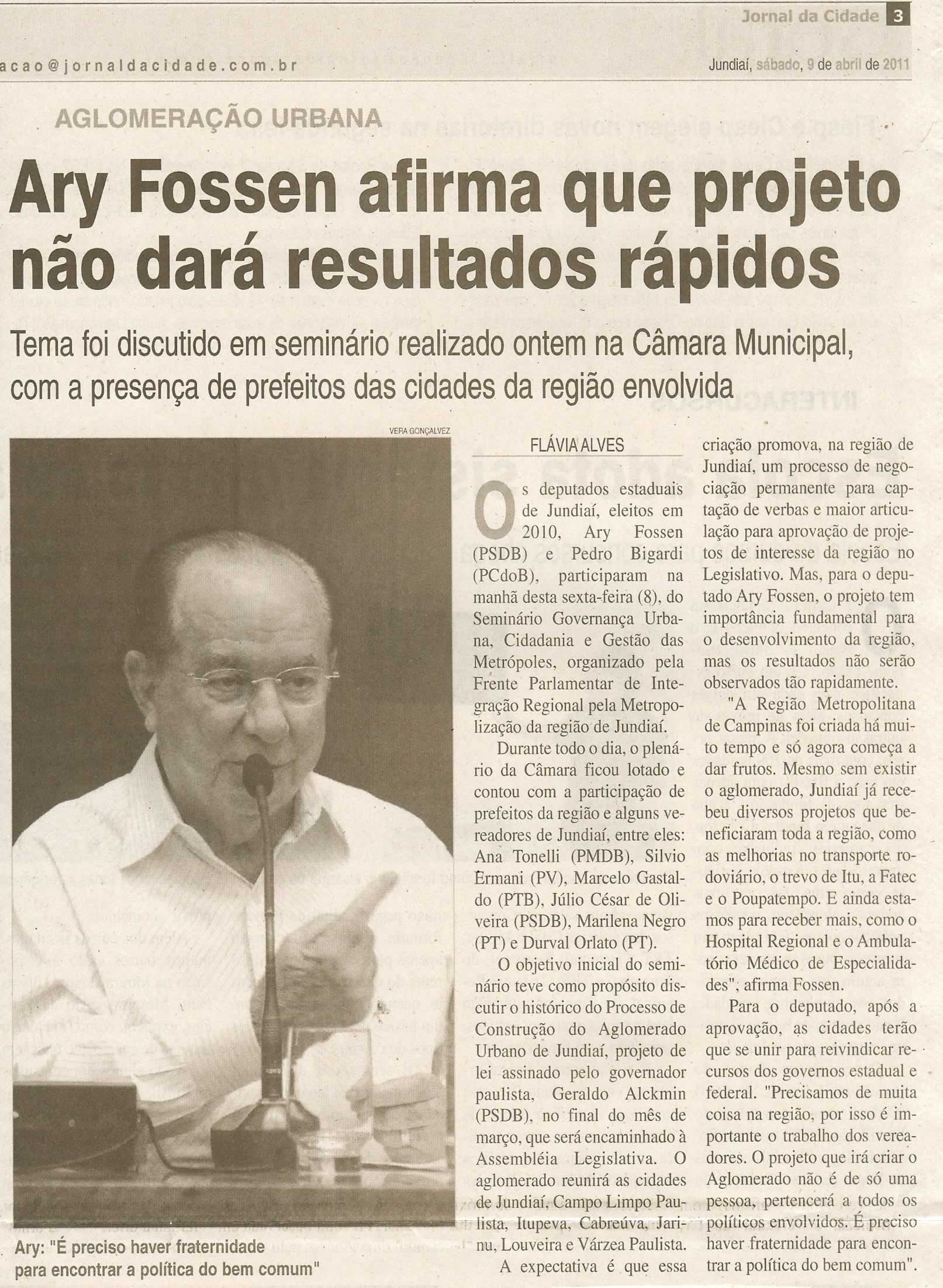 Jornal da Cidade - 09/04/2011