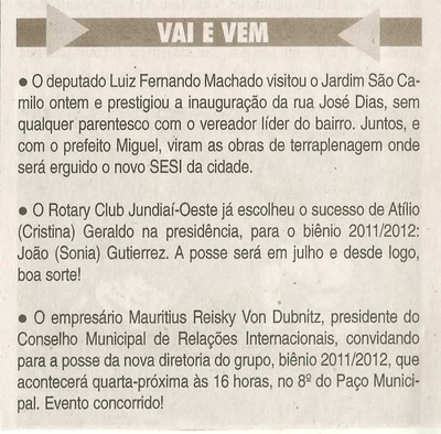 Jornal da Cidade - 10/04/2011