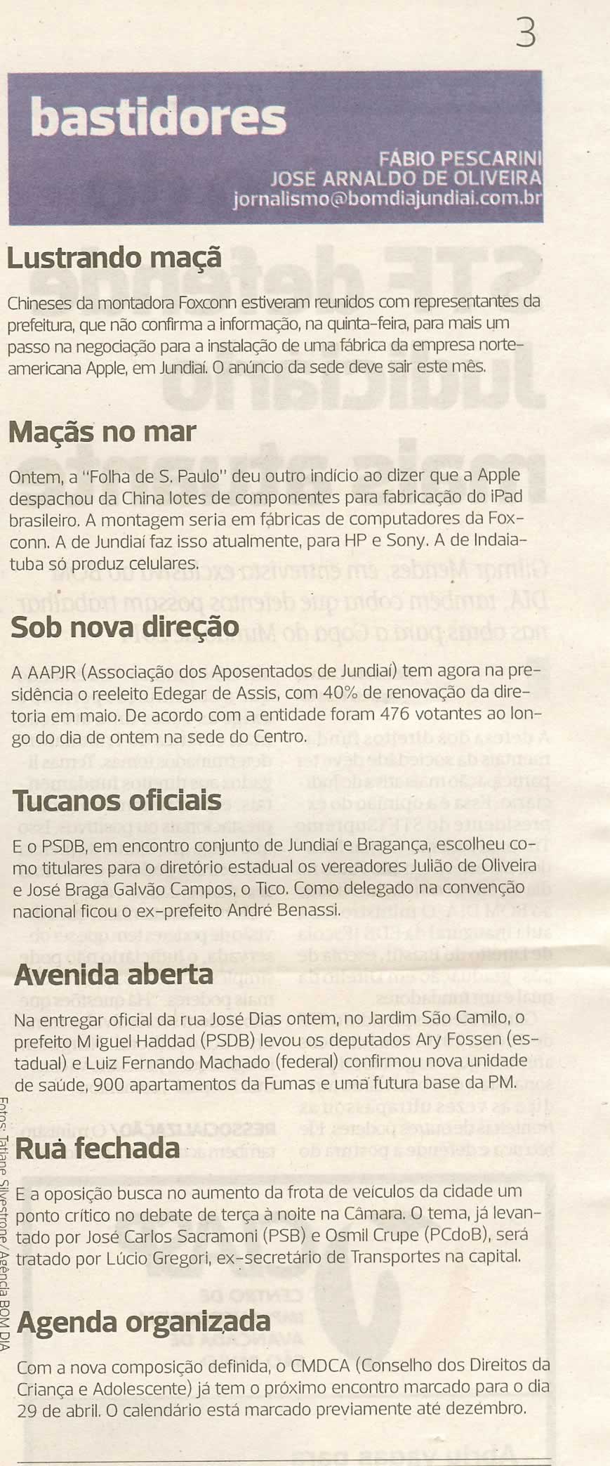 Bom Dia Jundiaí - 10/04/2011