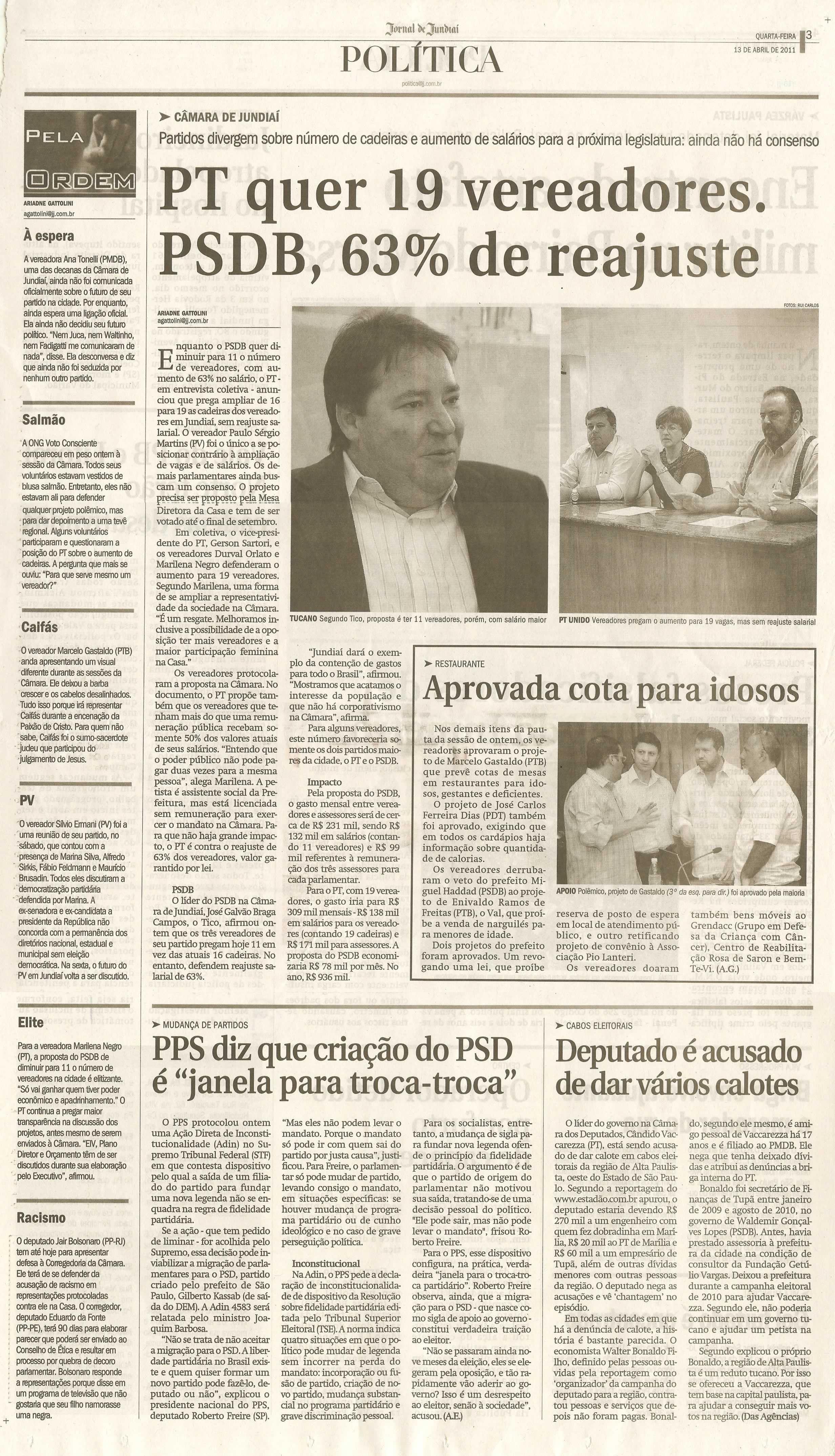 Jornal de Jundiaí - 13/04/2011