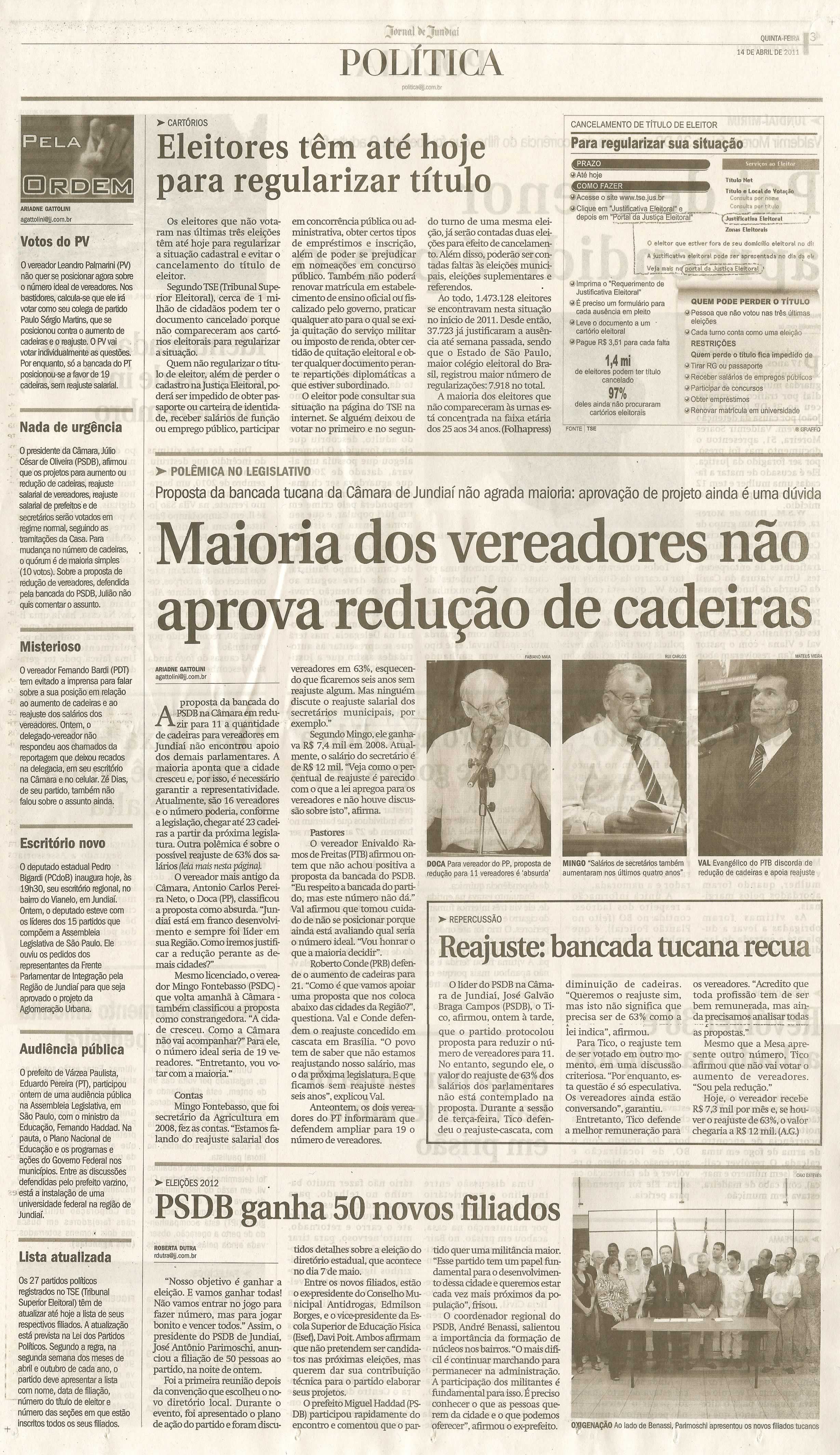 Jornal de Jundiaí - 14/04/2011