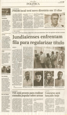 Jornal de Jundiaí - 15/04/2011