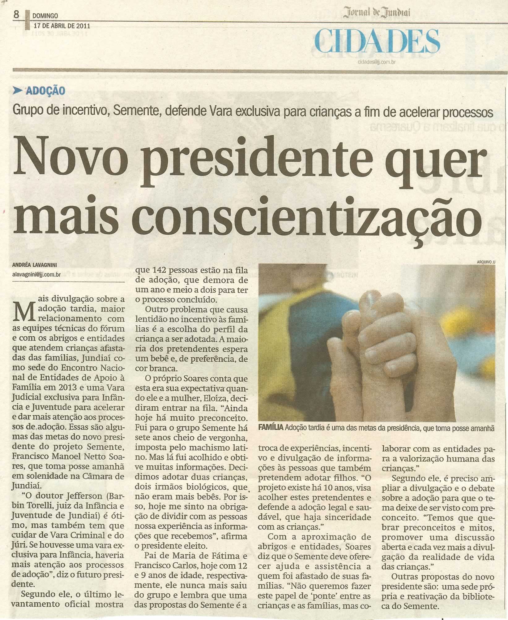 Jornal de Jundiaí - 17/04/2011