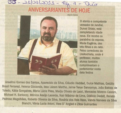 Jornal de Jundiaí - 21/04/2011