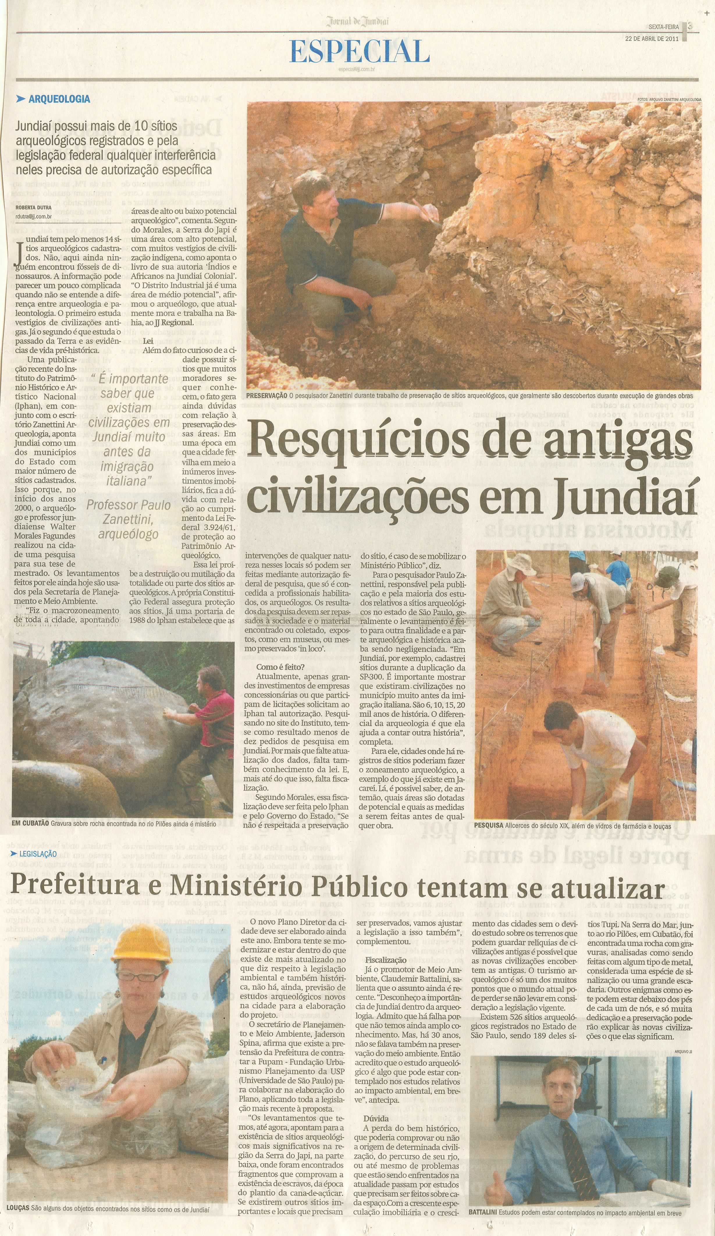 Jornal de Jundiaí - 22/04/2011
