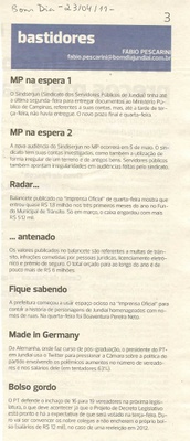 Bom Dia Jundiaí - 23/04/2011