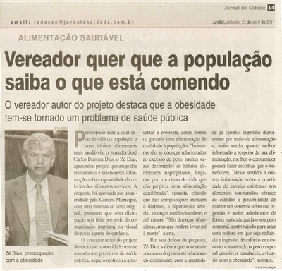 Jornal da Cidade - 23/04/2011