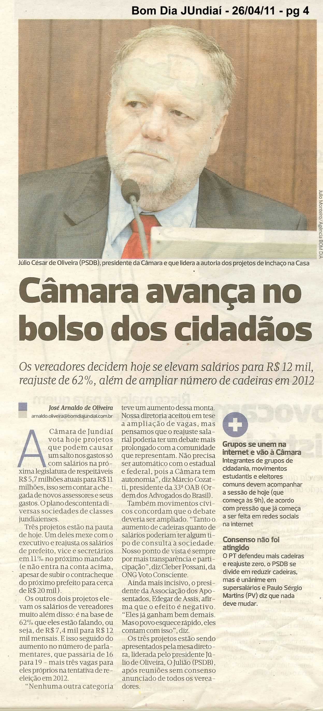 Bom Dia Jundiaí - 26/04/2011