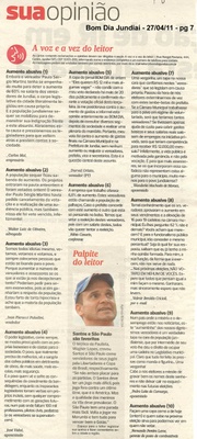 Bom Dia Jundiaí - 27/04/2011