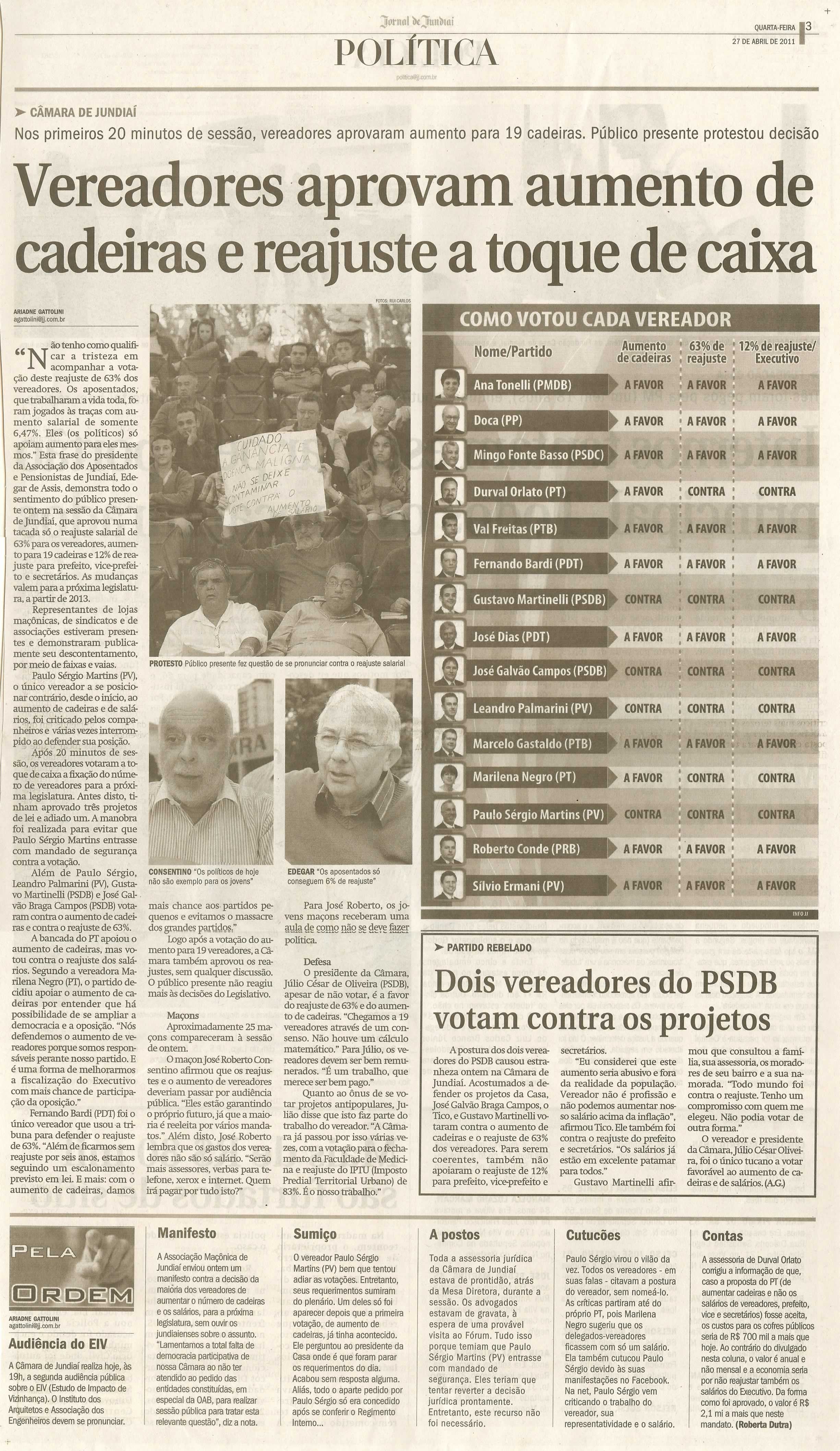 Jornal de Jundiaí - 27/04/2011