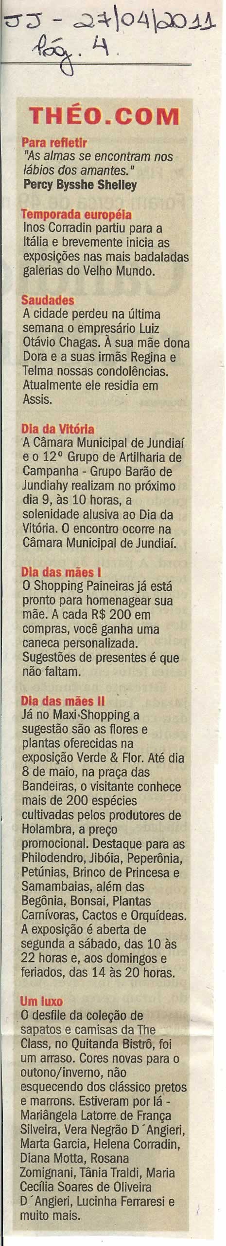 Jornal de Jundiaí - 27/04/2011