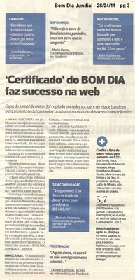 Bom Dia Jundiaí - 28/04/2011