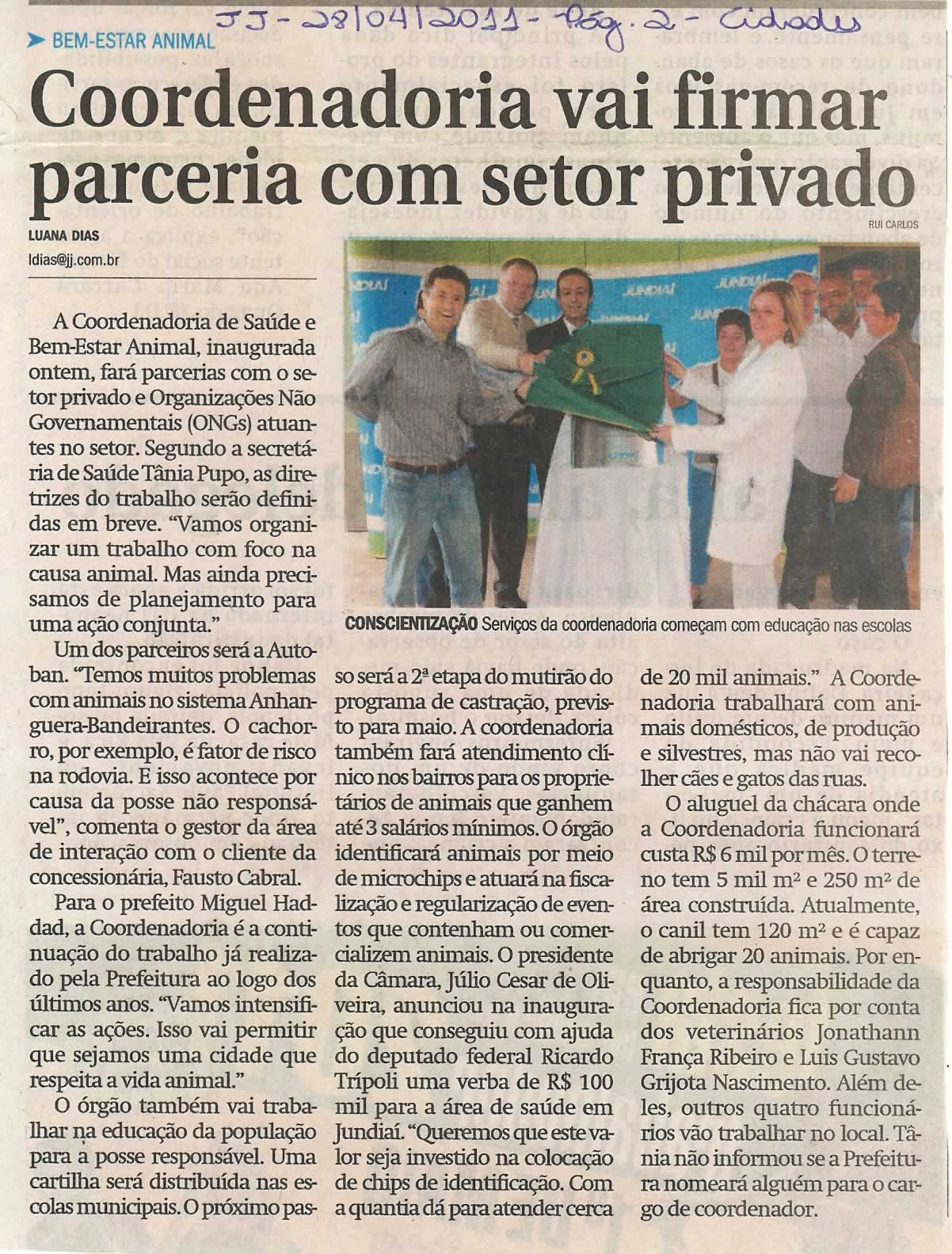 Jornal de Jundiaí - 28/04/2011