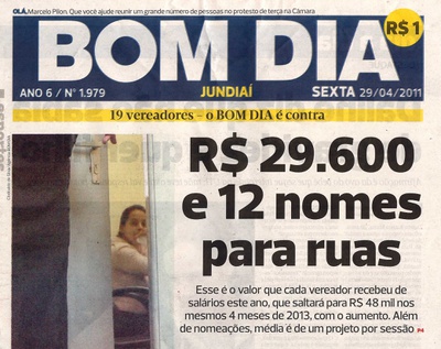 Bom Dia Jundiaí - 29/04/2011