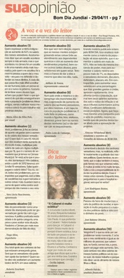 Bom Dia Jundiaí - 29/04/2011