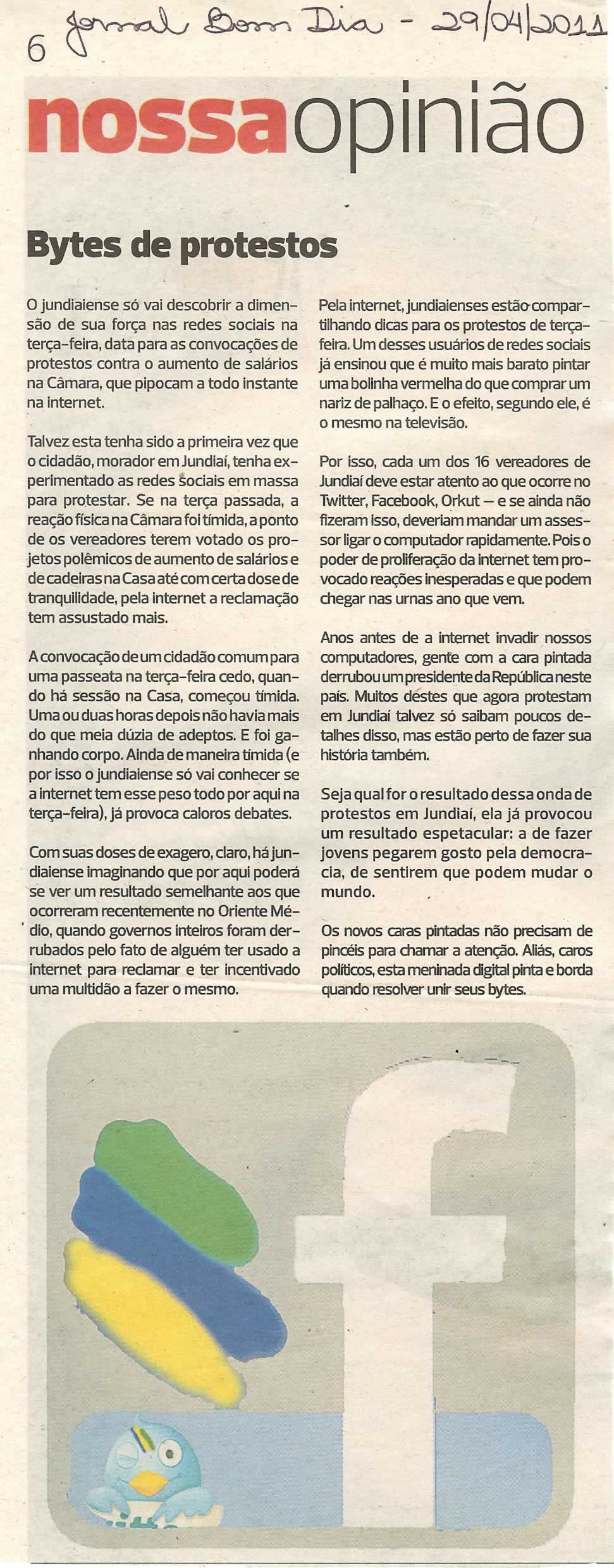 Bom Dia Jundiaí - 29/04/2011