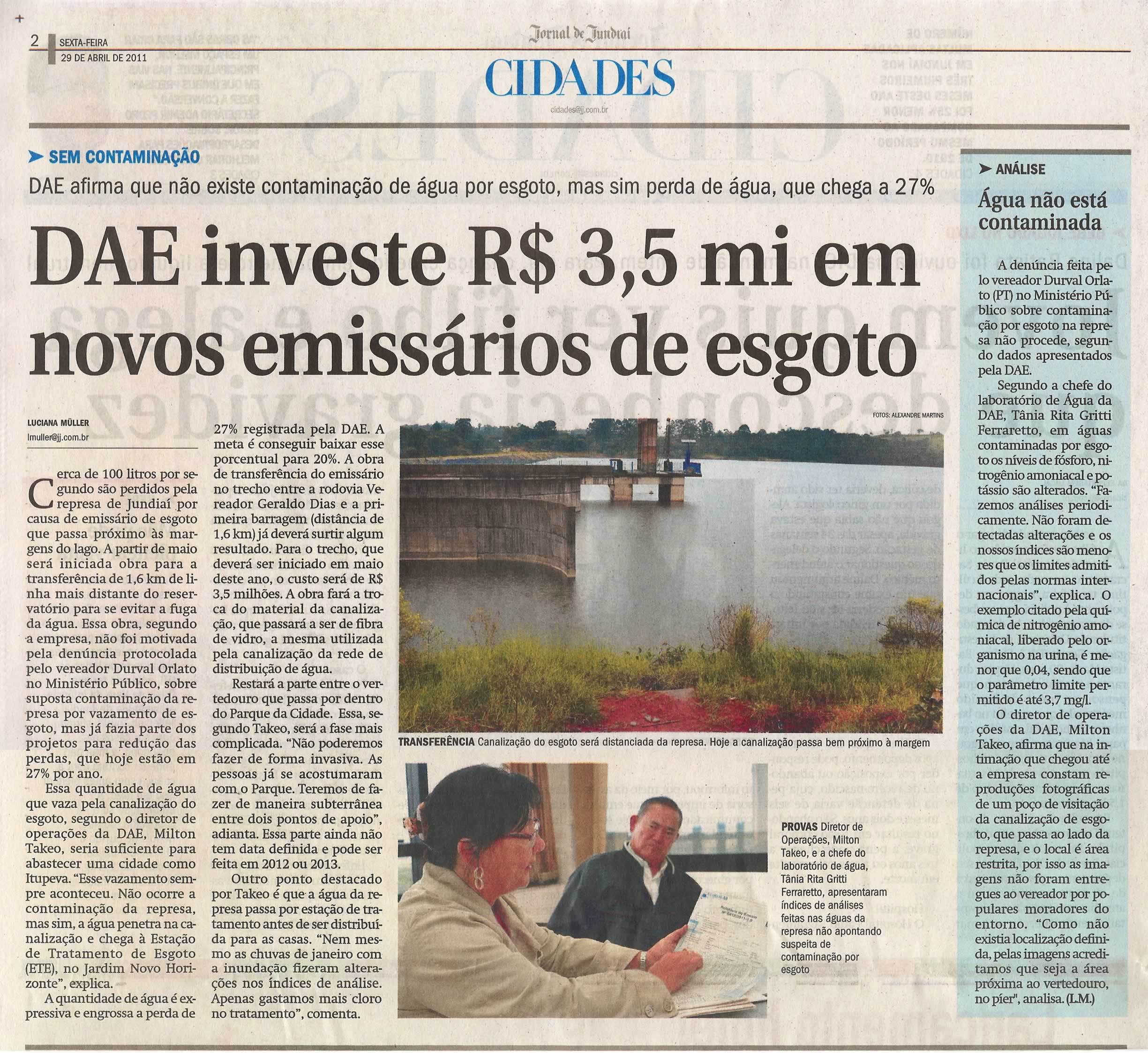 Jornal de Jundiaí - 29/04/2011