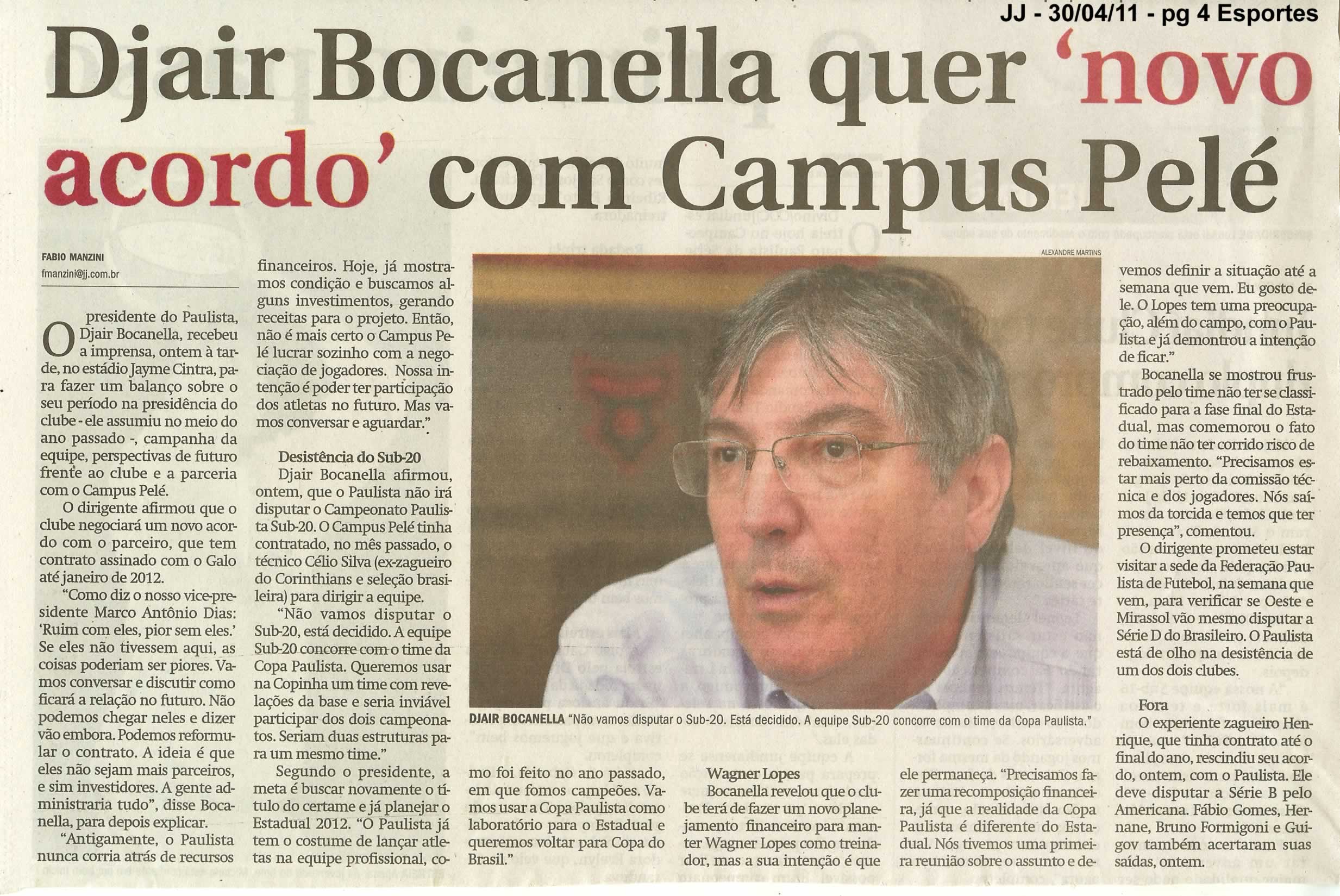 Jornal de Jundiaí - 30/04/2011