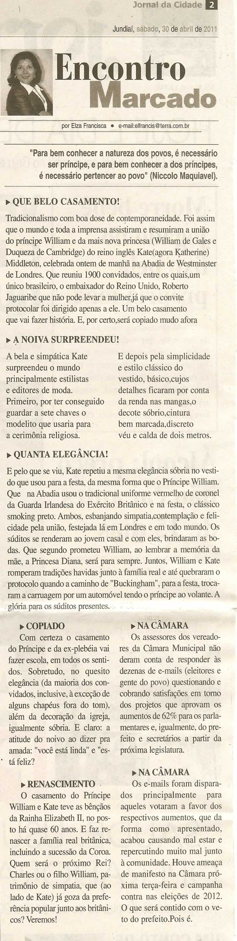 Jornal da Cidade - 30/04/2011