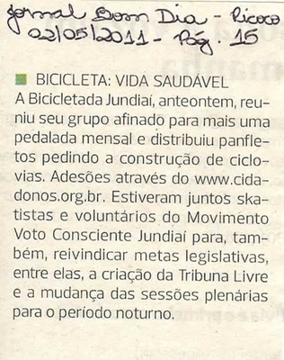 Bom Dia Jundiaí - 02/05/2011