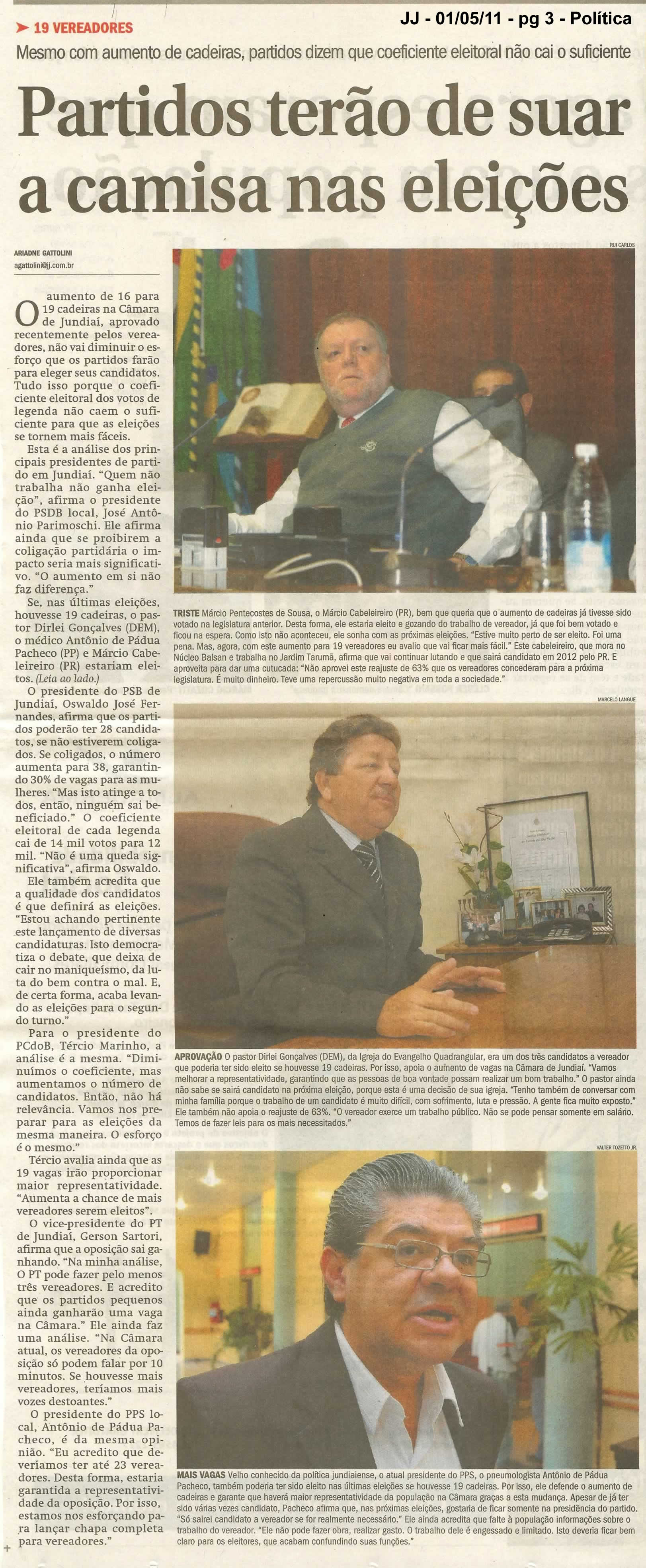 Jornal de Jundiaí - 01/05/2011