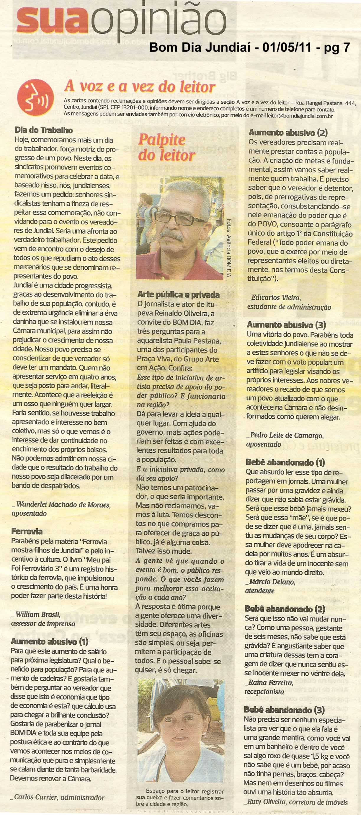 Bom Dia Jundiaí - 01/05/2011