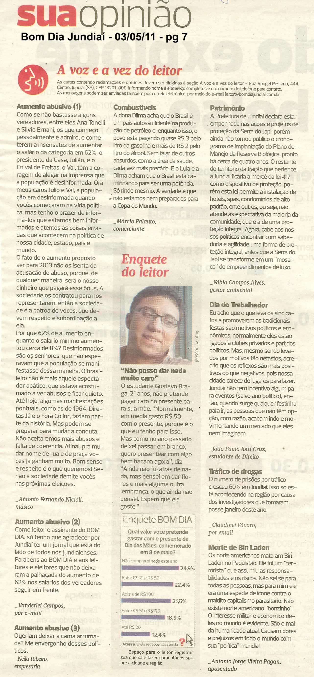 Bom Dia Jundiaí - 03/05/2011