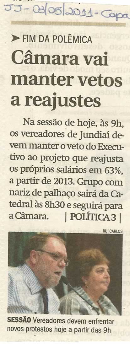 Jornal de Jundiaí - 03/05/2011