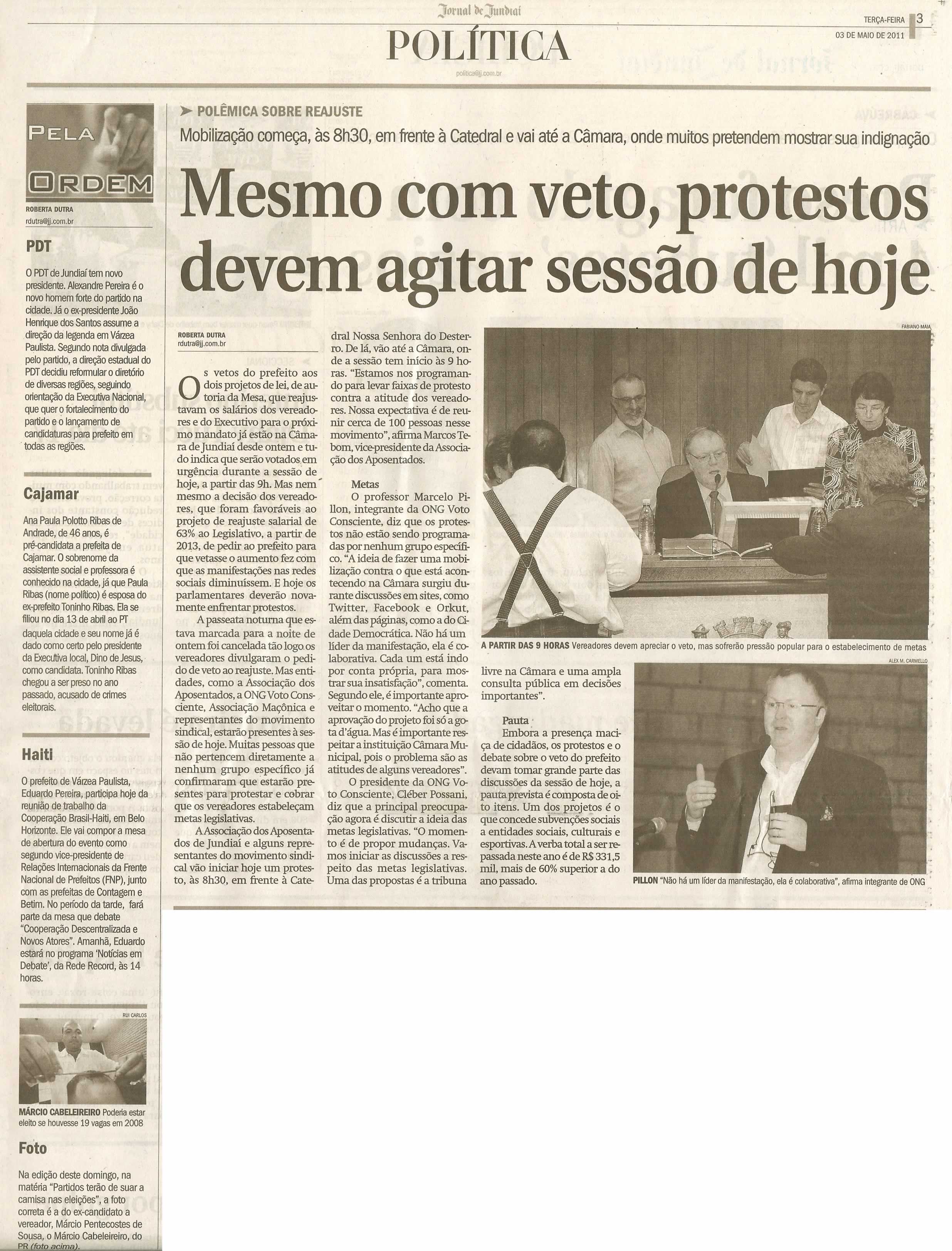 Jornal de Jundiaí - 03/05/2011