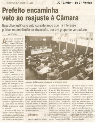 Jornal da Cidade - 03/05/2011