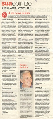 Bom Dia Jundiaí - 04/05/2011