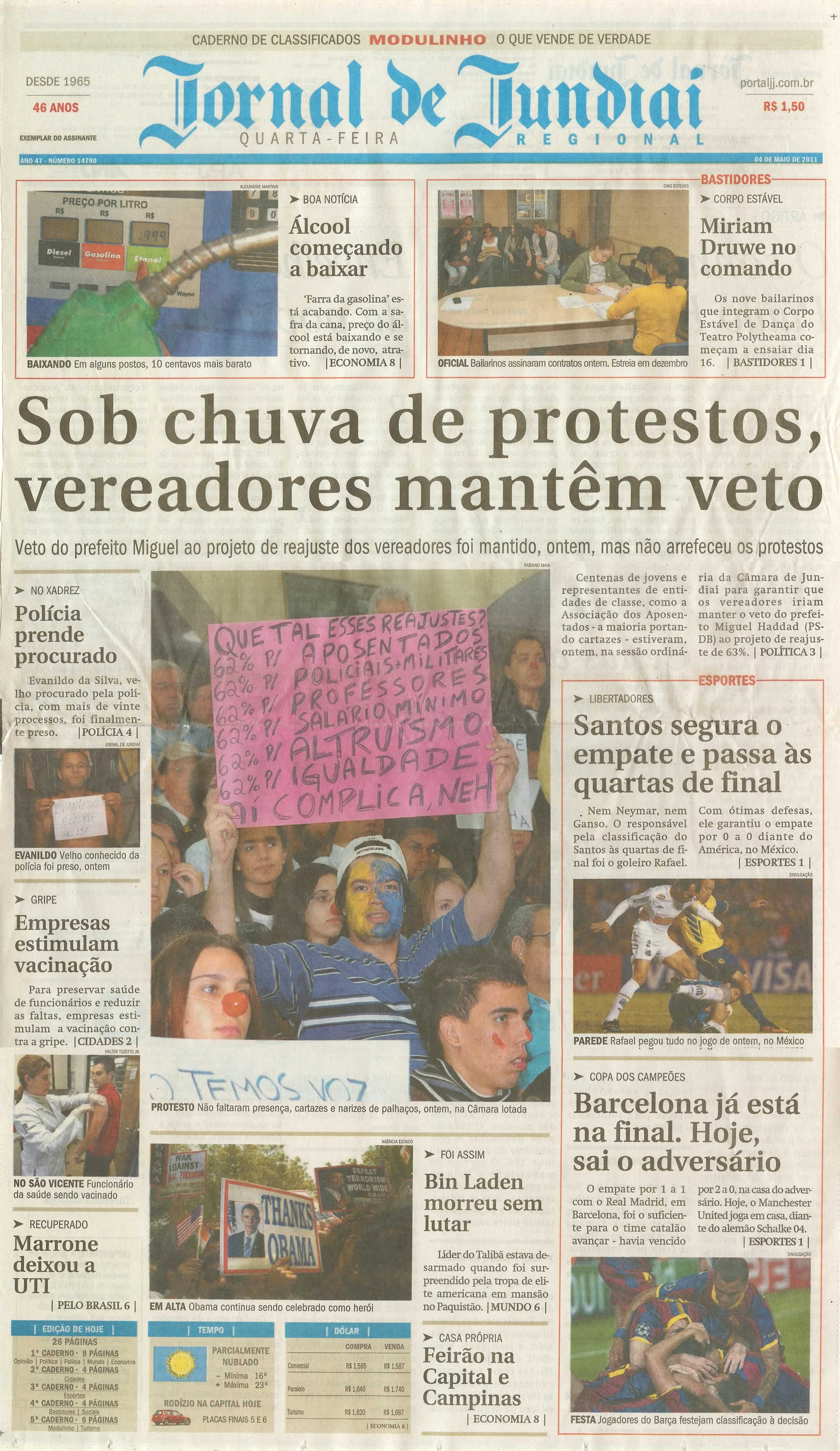 Jornal de Jundiaí - 04/05/2011
