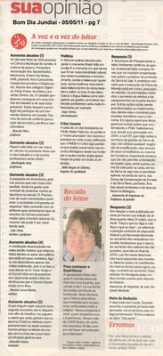 Bom Dia Jundiaí - 05/05/2011