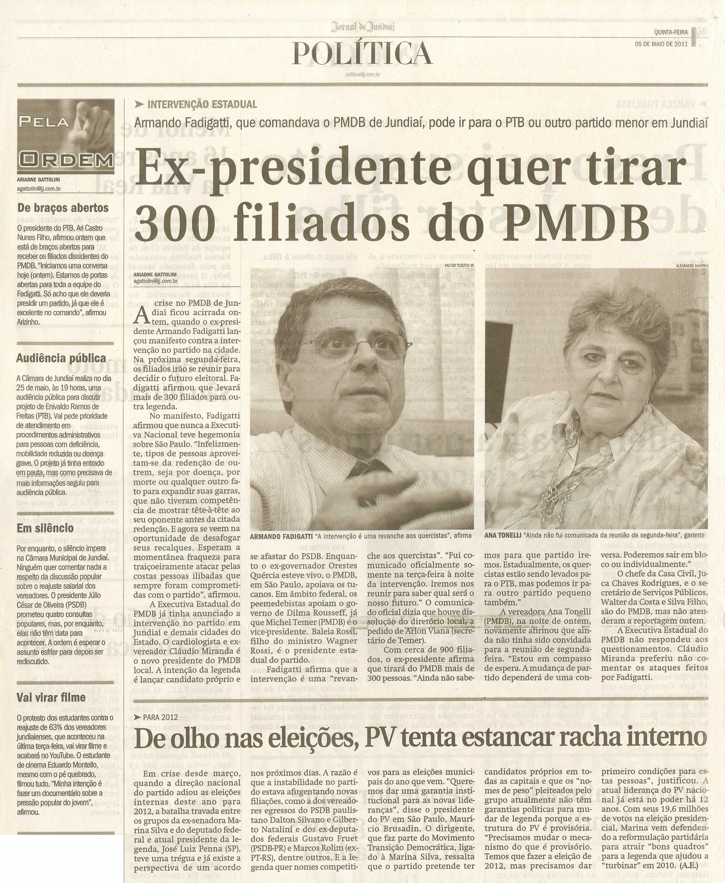 Jornal de Jundiaí - 05/05/2011