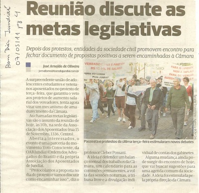 Bom Dia Jundiaí - 07/05/2011