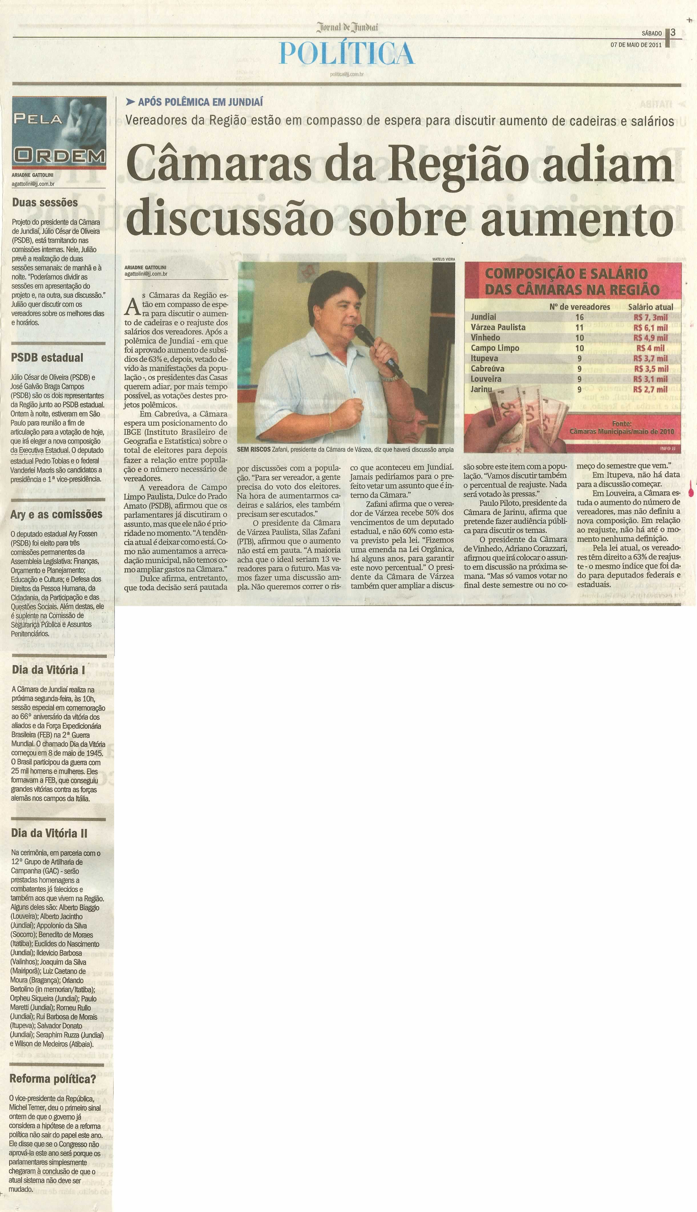 Jornal de Jundiaí - 07/05/2011
